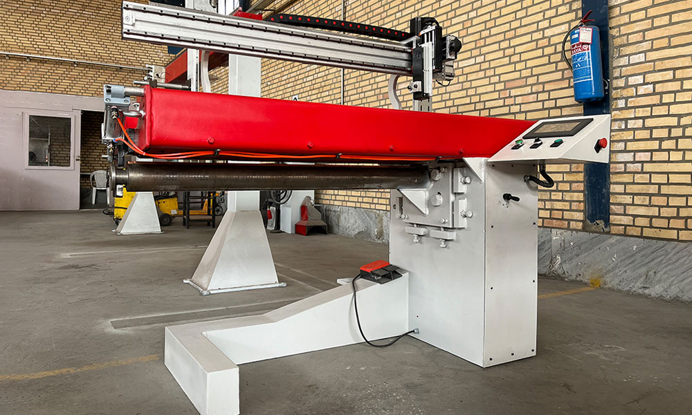 ساخت دستگاه جوشکاری درزی لوله (Clamping Bench)